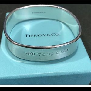 Tiffany & Co 925 Sterling silver WIDE Bangle